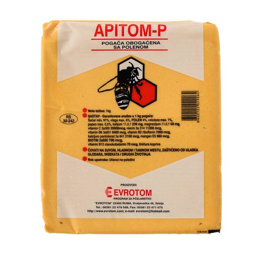 Apitom P - polenska pogača za pčele